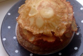 Тонкие домашние блинчики