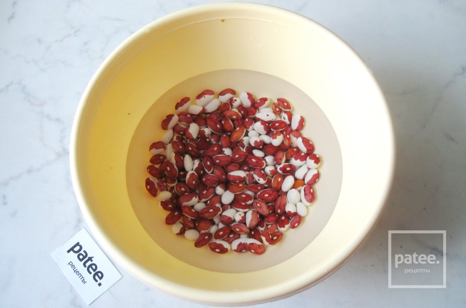 Суп с галушками из фасоли - Шаг 2