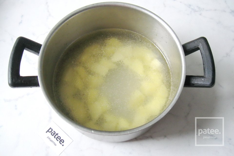 Суп с галушками из фасоли - Шаг 5