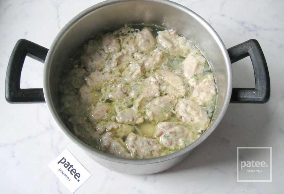 Суп с галушками из фасоли - Шаг 15