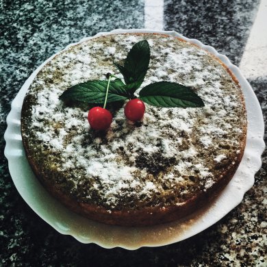 Банановый пирог в мультиварке