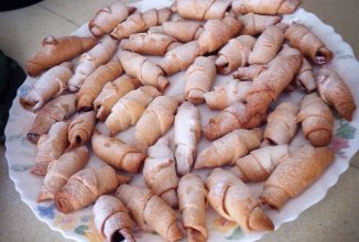 Рогалики с яблочным мармеладом🍏