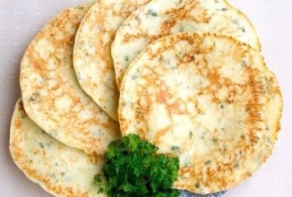 Сырные лепешки с зеленью