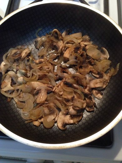 ПП пирог с грибами и сыром - Шаг 2