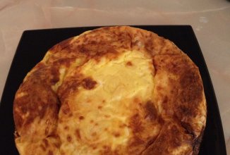 Пирог из лаваша с творогом