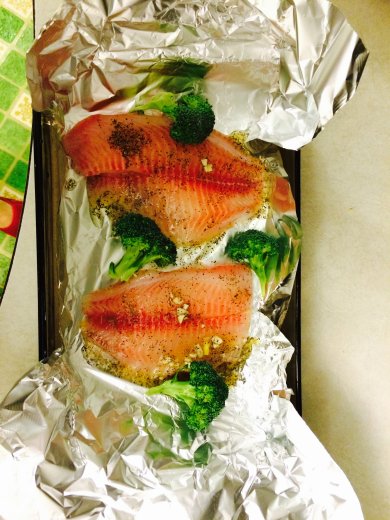 Тилапия 🐟в фольге - Шаг 1