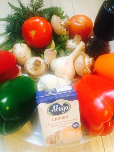 Перец фаршированный овощами и рисом, под сырной корочкой! - Шаг 7