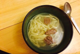 Бульончик с домашней лапшой 🍜