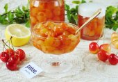 Варенье из черешни с лимоном