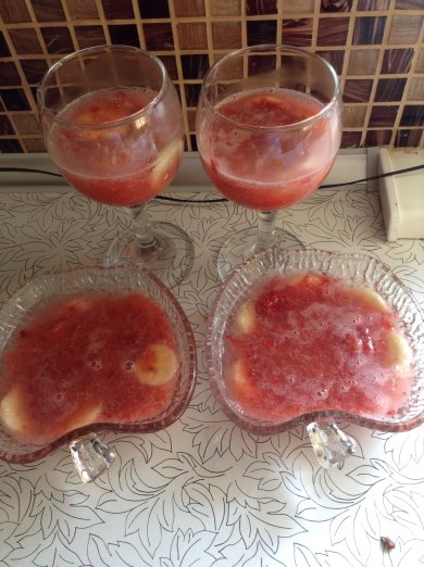 Клубнично-банановый десерт - Шаг 8