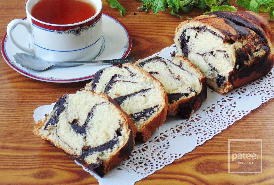 Сладкий хлеб с шоколадной прослойкой - Шаг 25