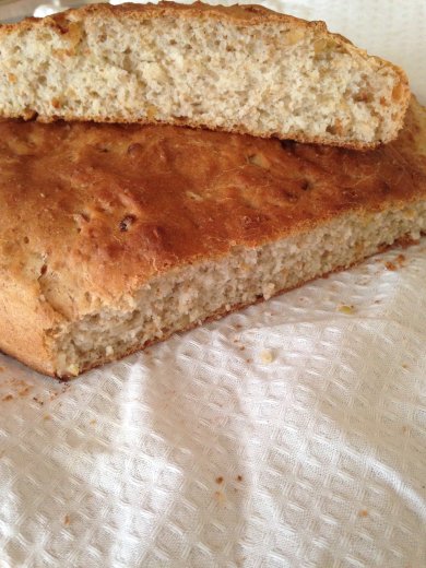 Воздушный луковый хлеб с отрубями - Шаг 2