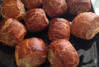 Слойки с мясом