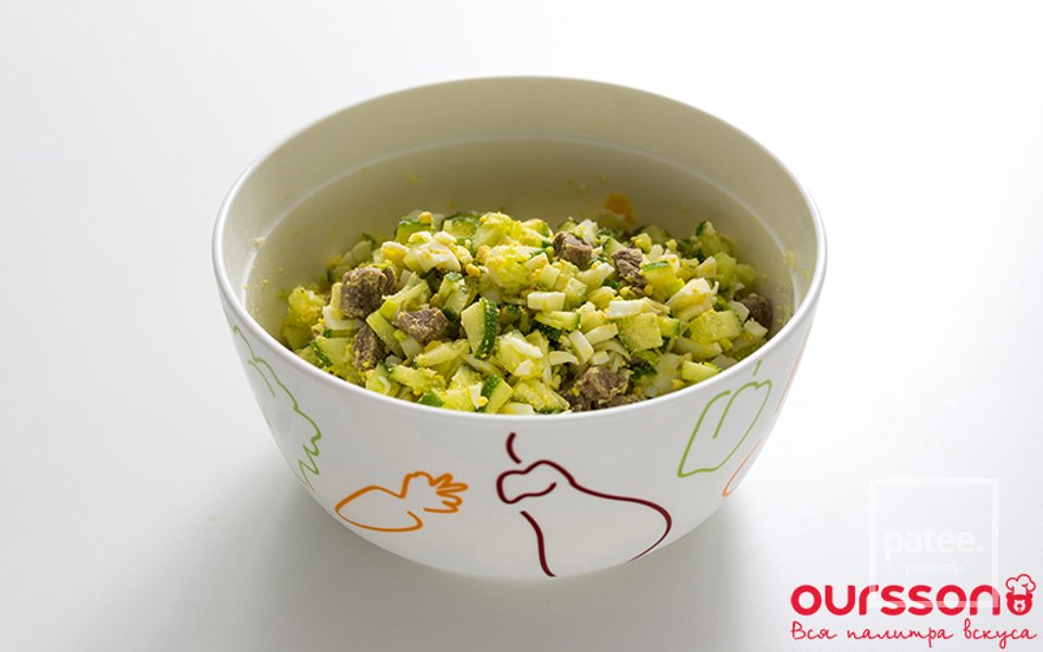 Окрошка на кефире - Шаг 5