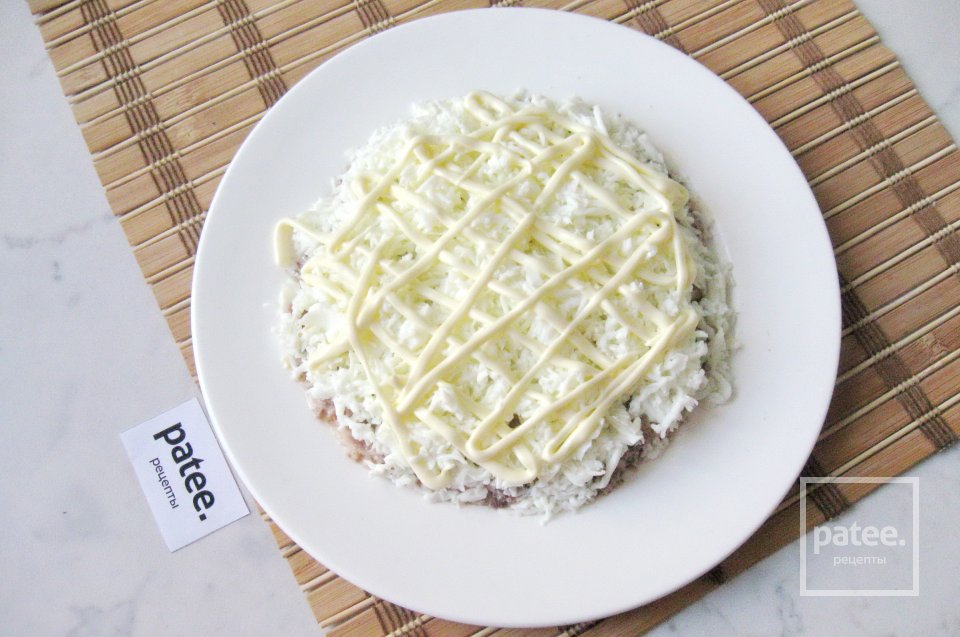 Салат Подсолнух с сардиной - Шаг 5