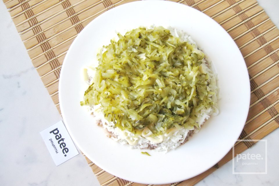 Салат Подсолнух с сардиной - Шаг 6