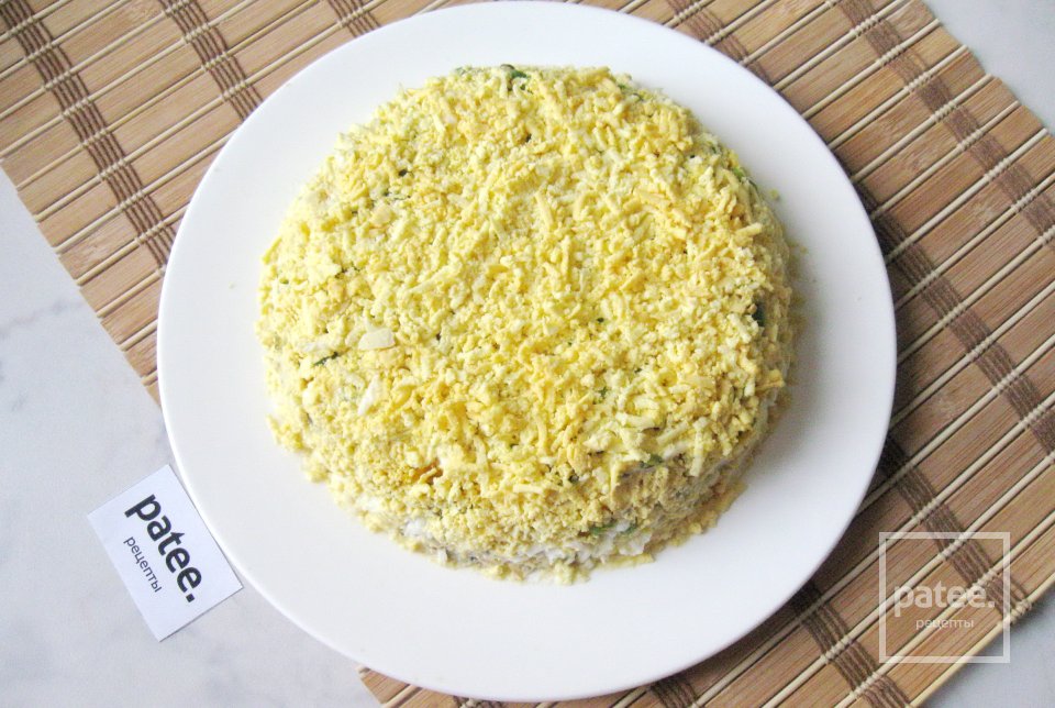 Салат Подсолнух с сардиной - Шаг 10