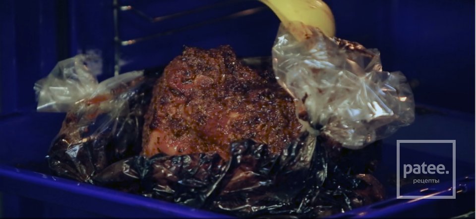 Буженина  с салатом из репы и апельсинов - Шаг 4