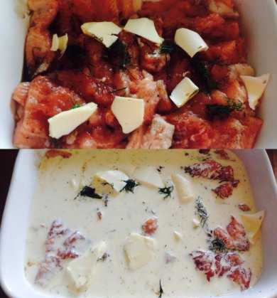 Форель в сливках - Шаг 3