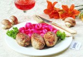 Котлеты с грибами и Адыгейским сыром