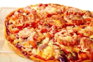 Пицца на кефирном тесте