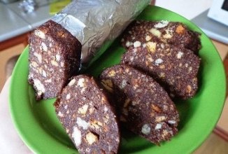 Шоколадная колбаска