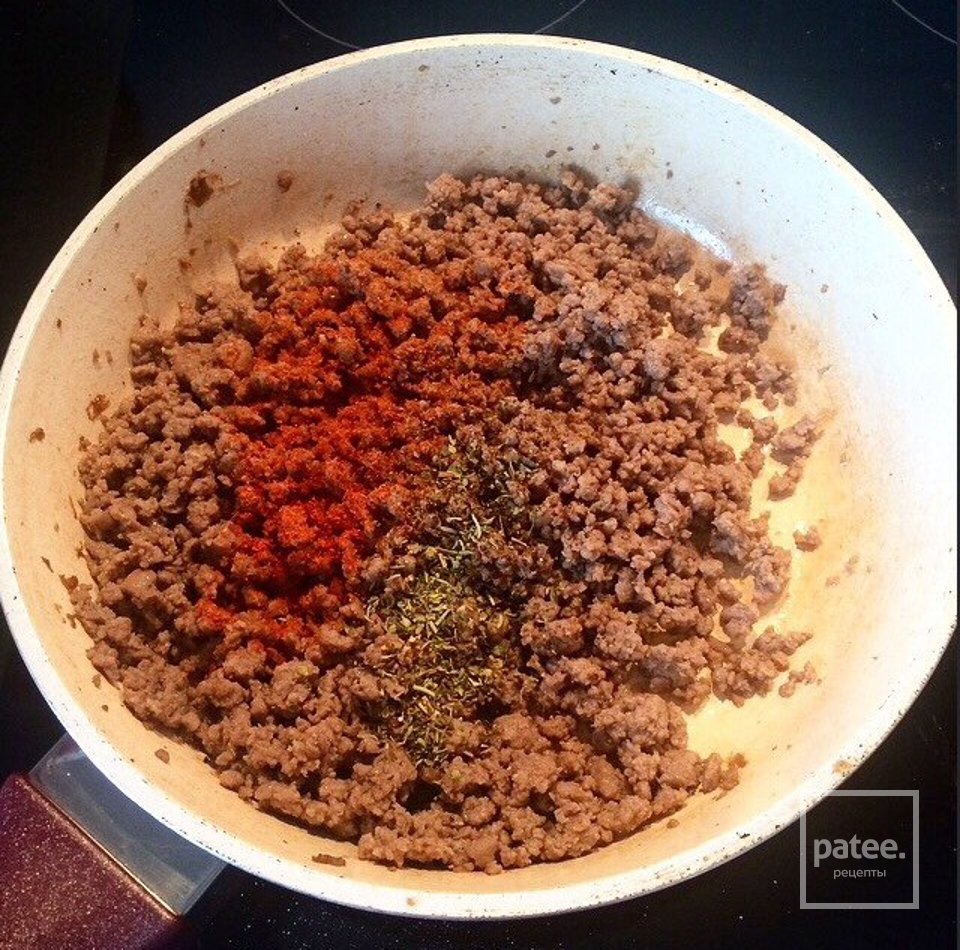 Лазанья с фаршем и соусом бешамель - Шаг 3