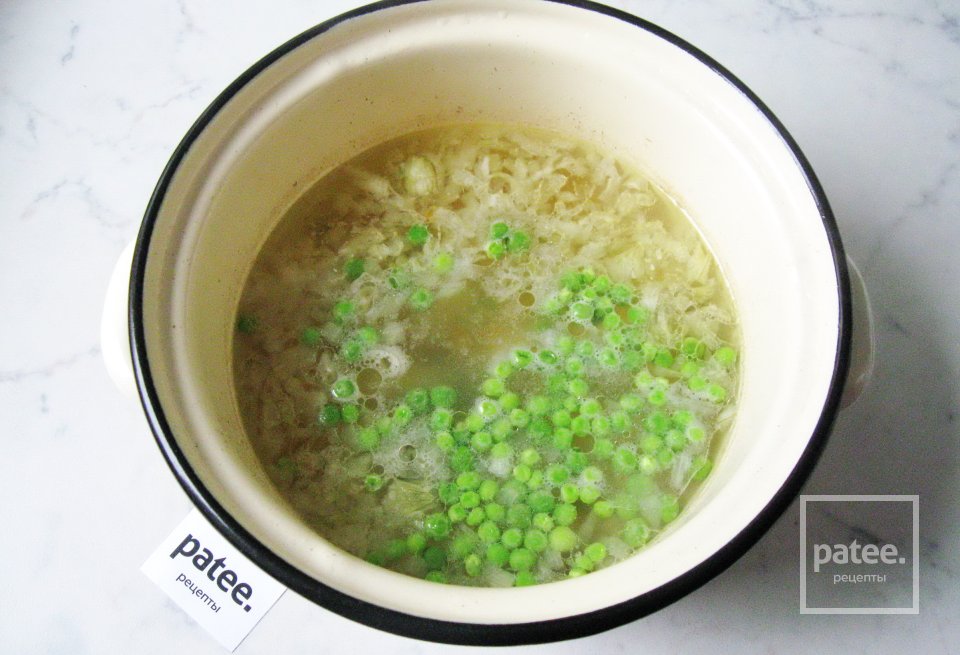 Суп с фрикадельками и молодой капустой - Шаг 13