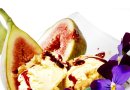 Салат из инжира с ванильным мороженным