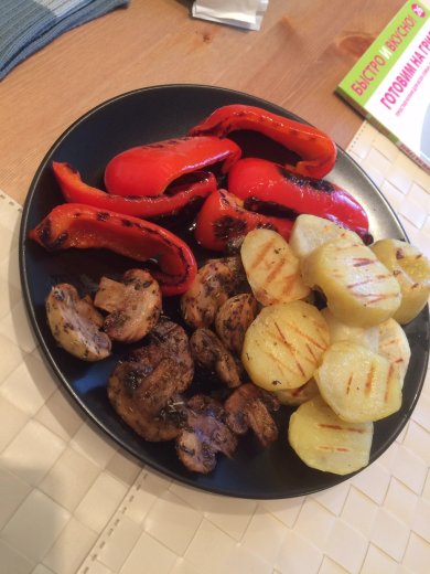 Овощи на сковородке гриль - Шаг 3