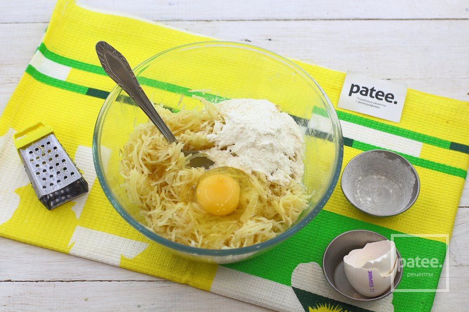 Драники с картофелем и кабачками - Шаг 7