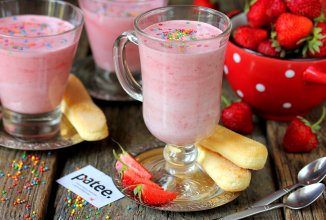 Клубничный мусс без сливок и желатина