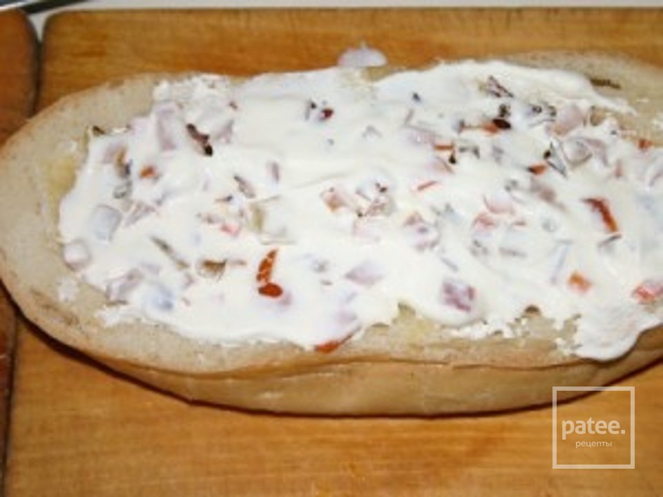 Батон с начинкой - Шаг 4