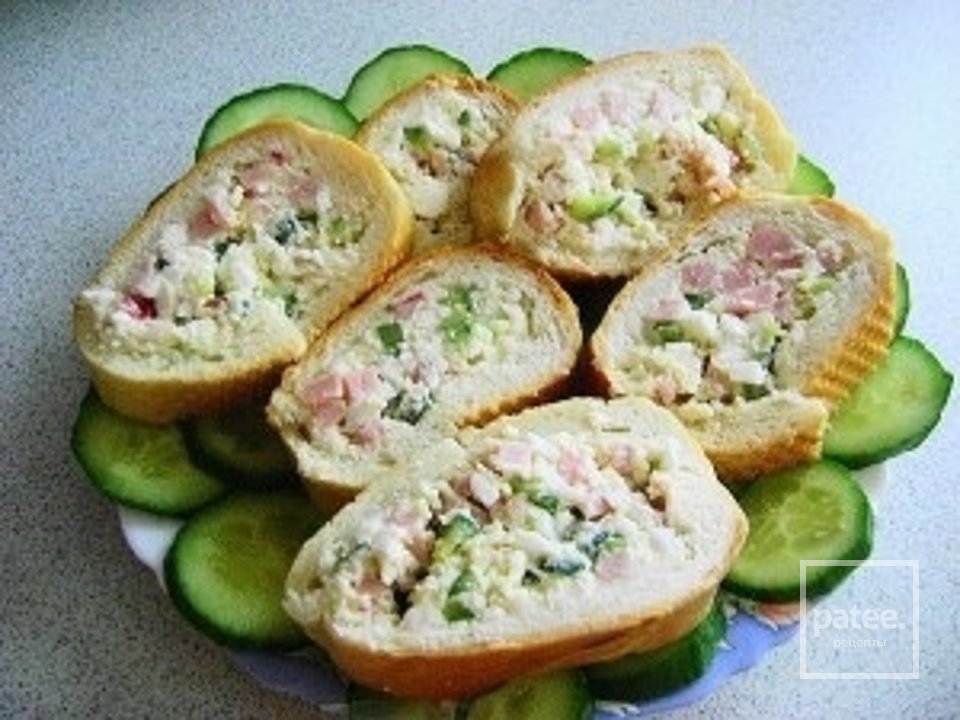 Батон с начинкой - Шаг 6