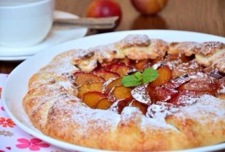 Галета со сливой на творожном тесте⚡️