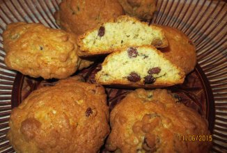 Домашнее овсяное печенье на сметане.