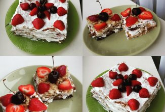 Творожный наполеон и наполеончики