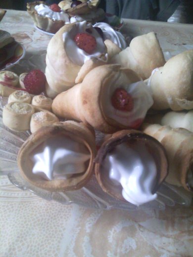 Трубочки с кремом - Шаг 3