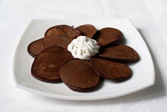 Шоколадные оладьи