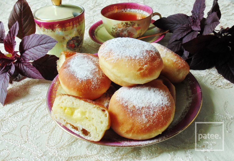 Пончики Сувганиёт с заварным кремом - Шаг 20
