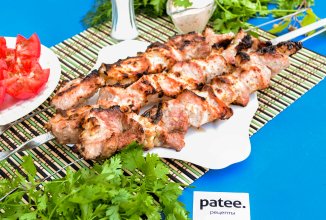 Вкусный шашлык из свинины в сметане