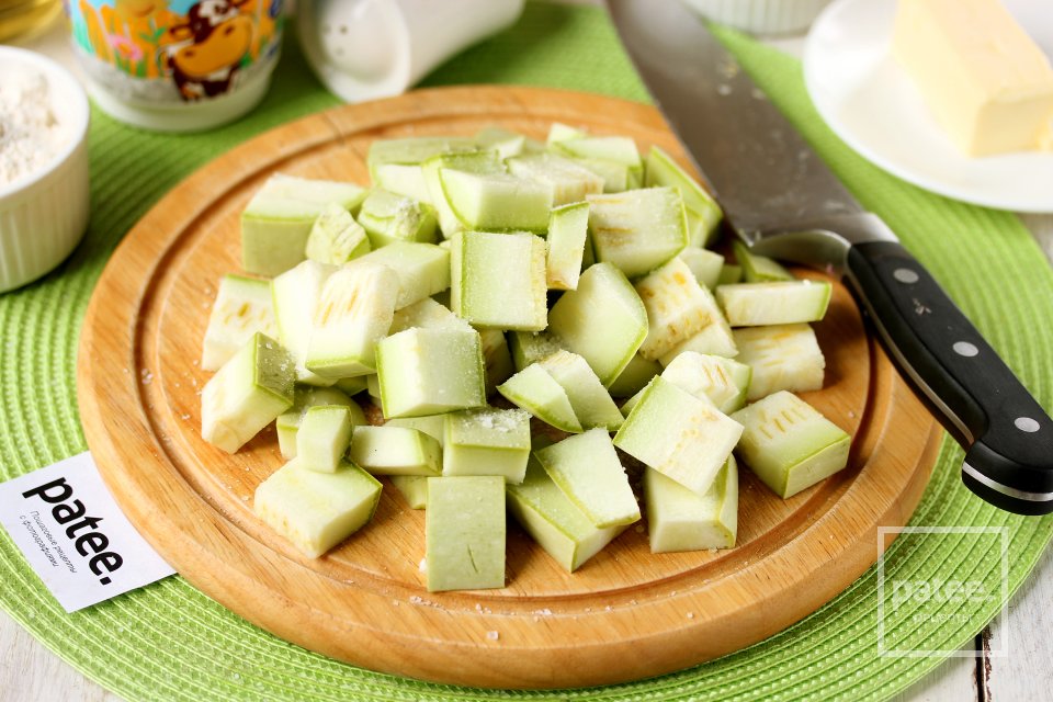 Крамбл из кабачков с творогом и пармезаном - Шаг 3