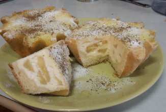 Кексики с творожнобанановой начинкой