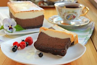 Шоколадно-кофейный сырник