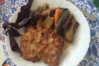 Куриные отбивные в кунжуте