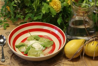 Панна-котта из щавеля