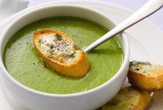 Крем-суп с броколли и цветной капусты