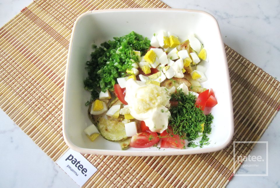 Салат из кабачков с помидорами - Шаг 12