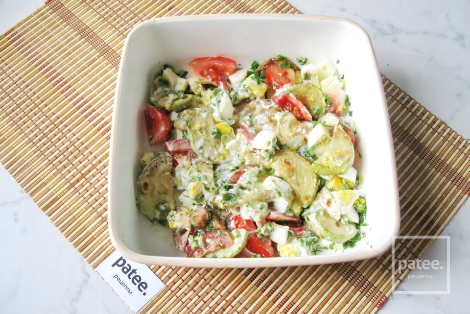 Салат из кабачков с помидорами - Шаг 13