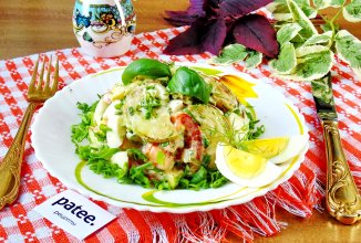 Салат из кабачков с помидорами